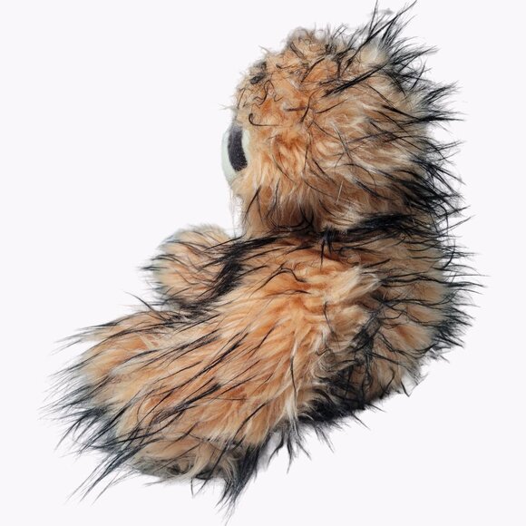 Aurora Sloth 14 in Plush Orange Black Long Hair Stuffed Animal Justice Cuddle Me - Picture 2 of 7